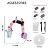 7.8FT LED Inflatable Yard Archway Decorations Snowman Penguin Sign Xmas Home Decor Ornaments Supplies Toy Gift Christmas Holiday