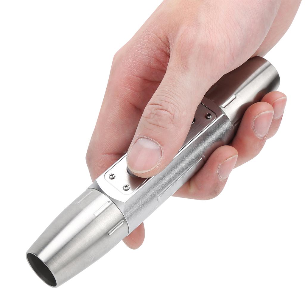4 Lights Professional Flashlight Jewelry Identification USB Rechargeable Bright Torch