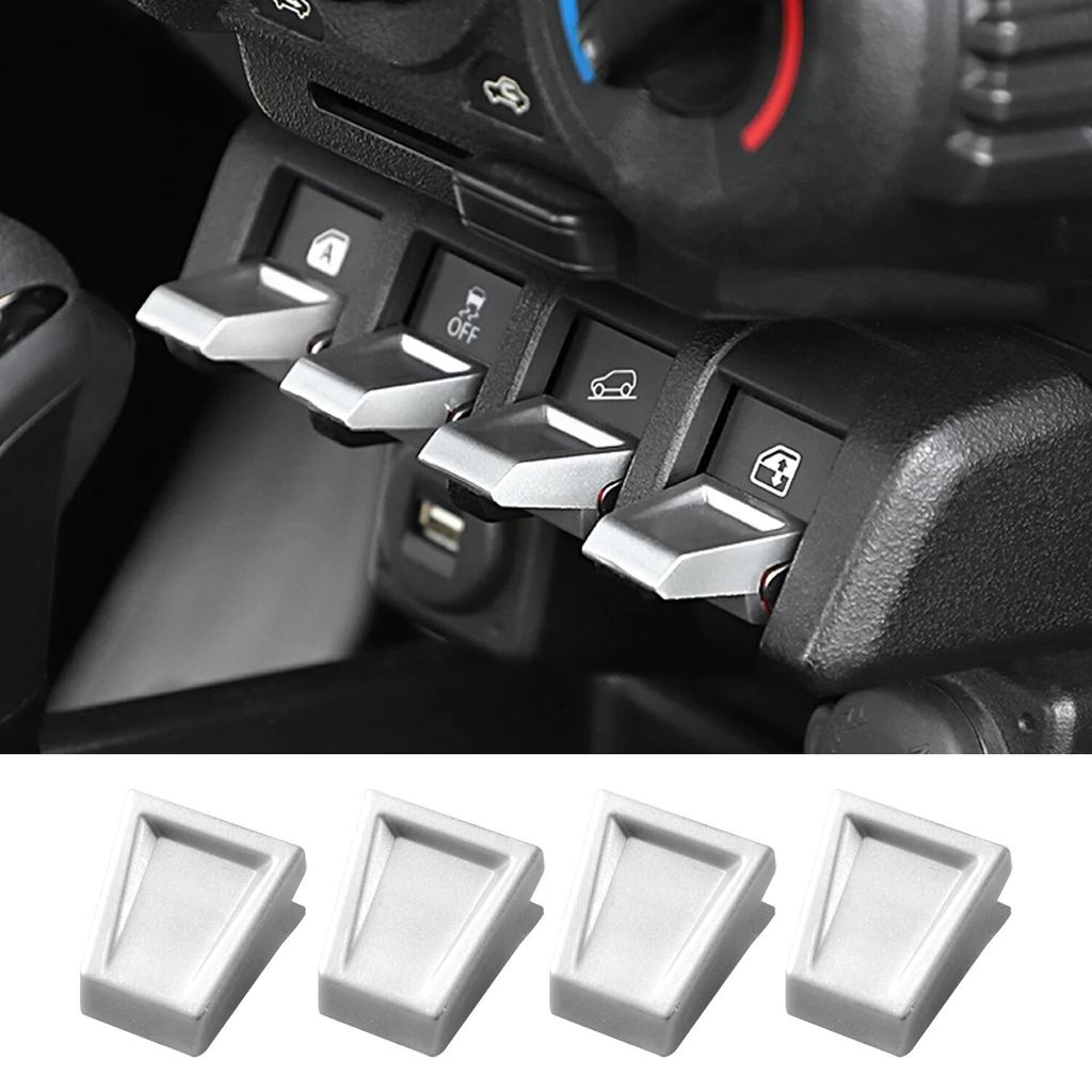 ABS Auto Fensterheberschalter Taste Erweiterte Dekoration Aufkleber Zierleiste Abdeckung Für Suzuki Jimny -2022 Autoinnenraumzubehör