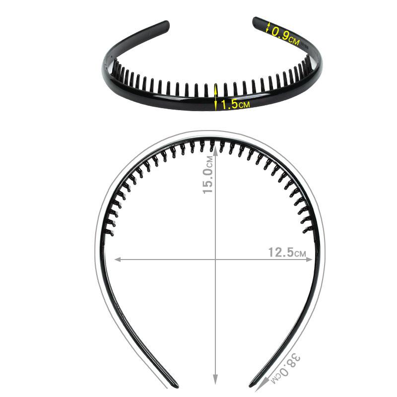 Serre-tête peigne antidérapant pour adulte, Bandeau de nettoyage facial pour filles, Nouveau produit d'automne et d'hiver pour plaquer les cheveux