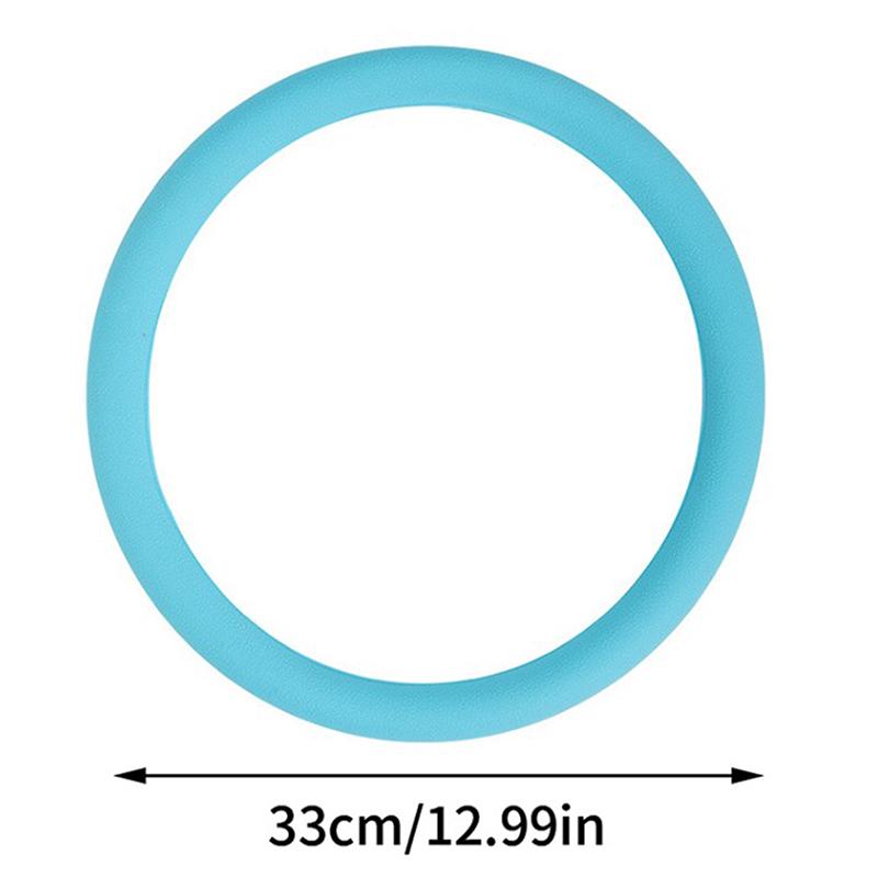 Auto-Lenkradbezug, universeller Silikon-Lenkradbezug, elastischer Handschuhbezug, Textur, weich, mehrfarbig, Auto-Dekoration, DIY-Zubehör