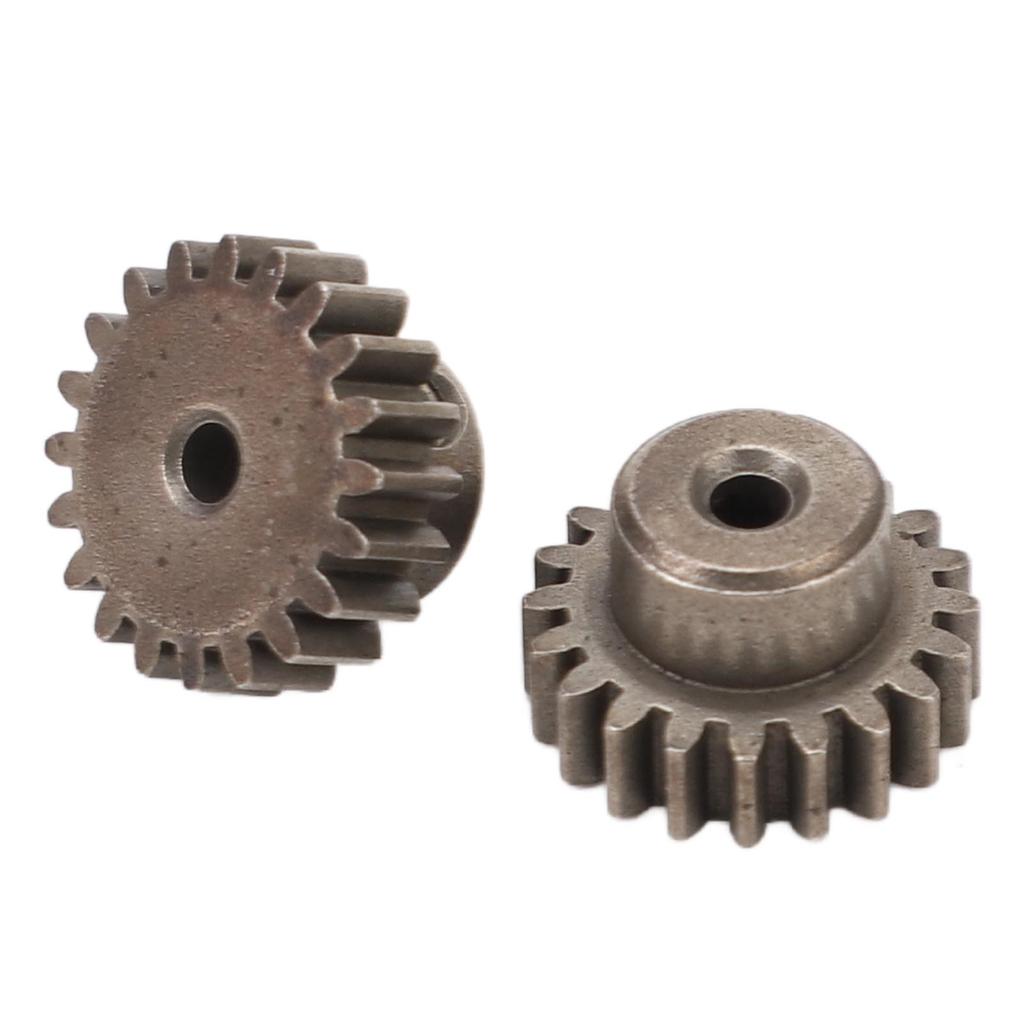 2Pcs RC Motor Gear Set Easy To Install M0.6 20T Steel Pinion Motor Gears for 112 116 Remote