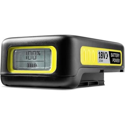 Akku Power KARCHER 18V / 2,5 Ah - Lithium-Ionen - LCD-Bildschirm - Anti-Rutsch-Griffe - Schwarz