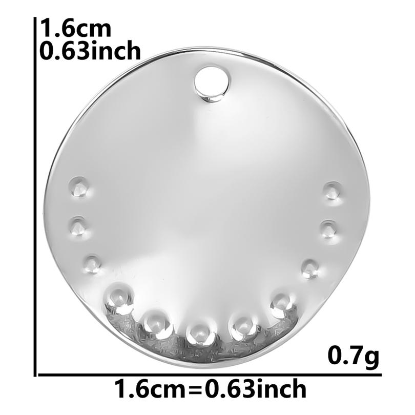 6pcs Rectangle Star Bulk Charms For Jewelry Making DIY Earrings Accessories Geometric Stainless Steel Charm Pendant Materials