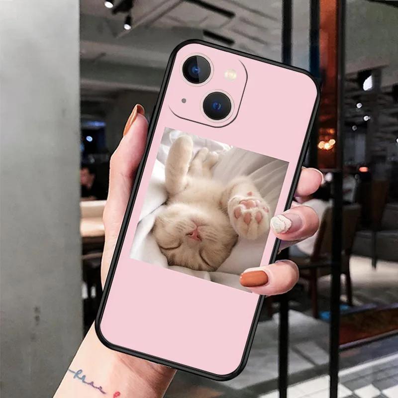 

Чохол для мобільного телефону Apple Iphone14Promax, розкішний і милий чохол для мобільного телефону з обличчям рожевого кота, пофарбований і проти падіння. iPhone 15