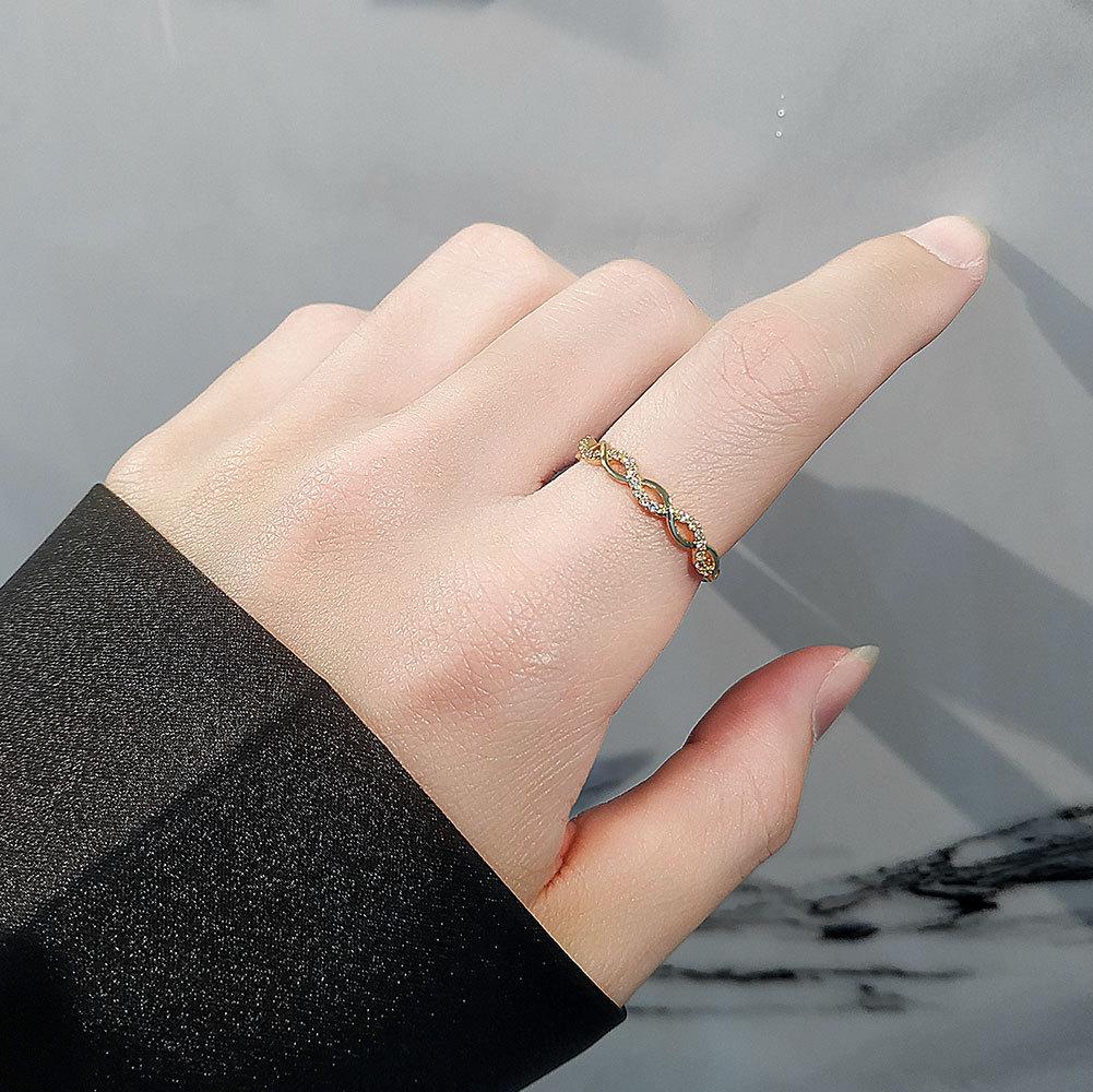 Lindon Clasic din aliaj de cupru Inel cu zircon Bijuterii pentru dama Cadou de petrecere de promisiune de nuntă