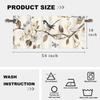 1 Panel Retro Branch Bird Window Valances, Floral Nature Animal Window Treatment Decor Curtains Rod Pocket Valances for Kitchen/Living Room, 54" X