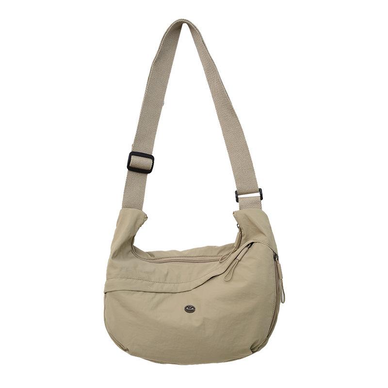 Lady's Cross-body Bag, Large Capacity, Dumpling Bag, Lightweight, Suitable for Commuting, Student Use, Single Shoulder Bag