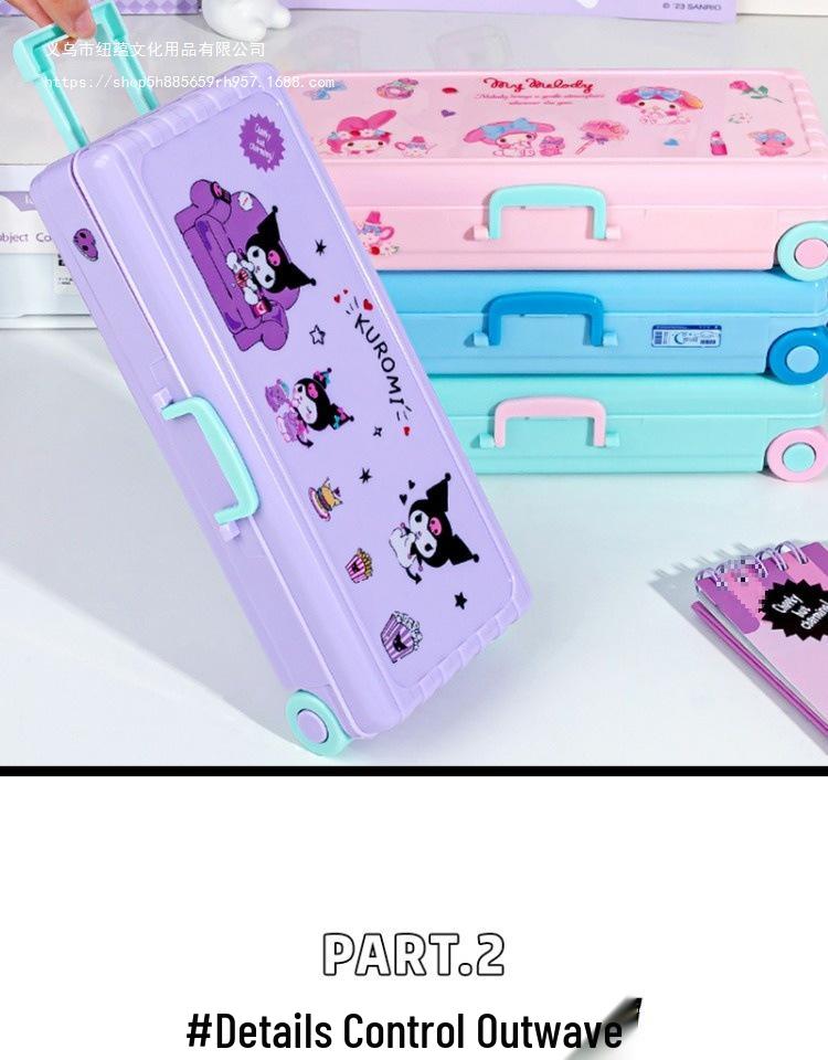 Estuche de Lápices de Dibujos Animados Lindo para Estudiantes de Primaria