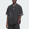 adidas Originals Black Unisex Star Print V-Neck Short-Sleeve T-Shirt KC3569