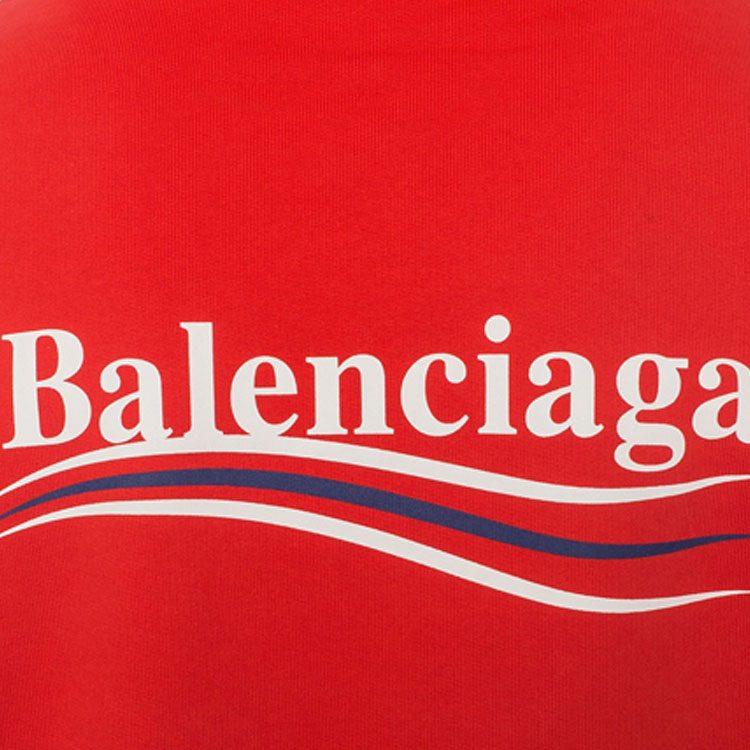 Balenciaga Campaign Logo-print Hoodie 556103TBV146403