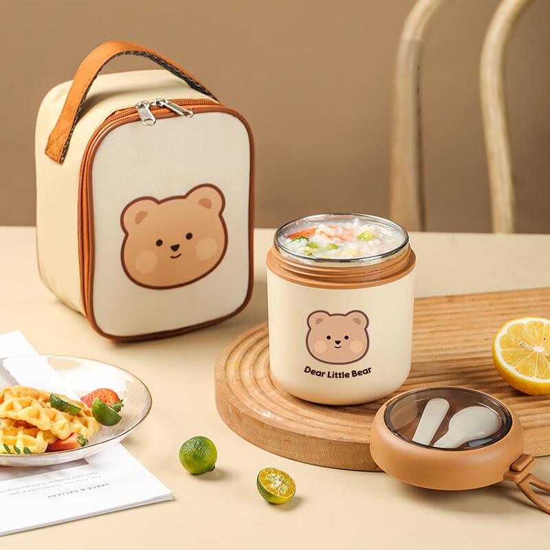 RuHan Portable Insulated Stainless Steel Soup Cup Lunch Box