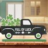 6pcs Wooden Table Sign Set 6 Patterns Lucky Clover Ornament Sincere Wishes For St Patrick Day Decor