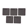 5Pcs 6x6cm Self Recoverying Mat Black Paper Cutting Board Anti Slip Craft Mat  Clay Modeling