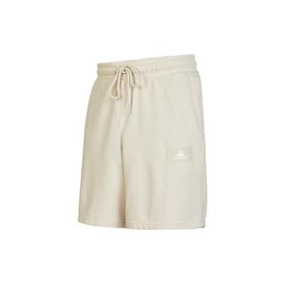 FW22 Cor Sólida Estampa de Logotipo Cordão Perna Reta Shorts Casuais Masculinos Parte Inferior Bege HZ7029
