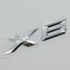 3D ABS Chrome Black Logo X6 Nameplate Sticker Rear Trunk Emblem Badge Decals For BMW E70 E71 G06 F16 F86 M50d Car Accessories GX6