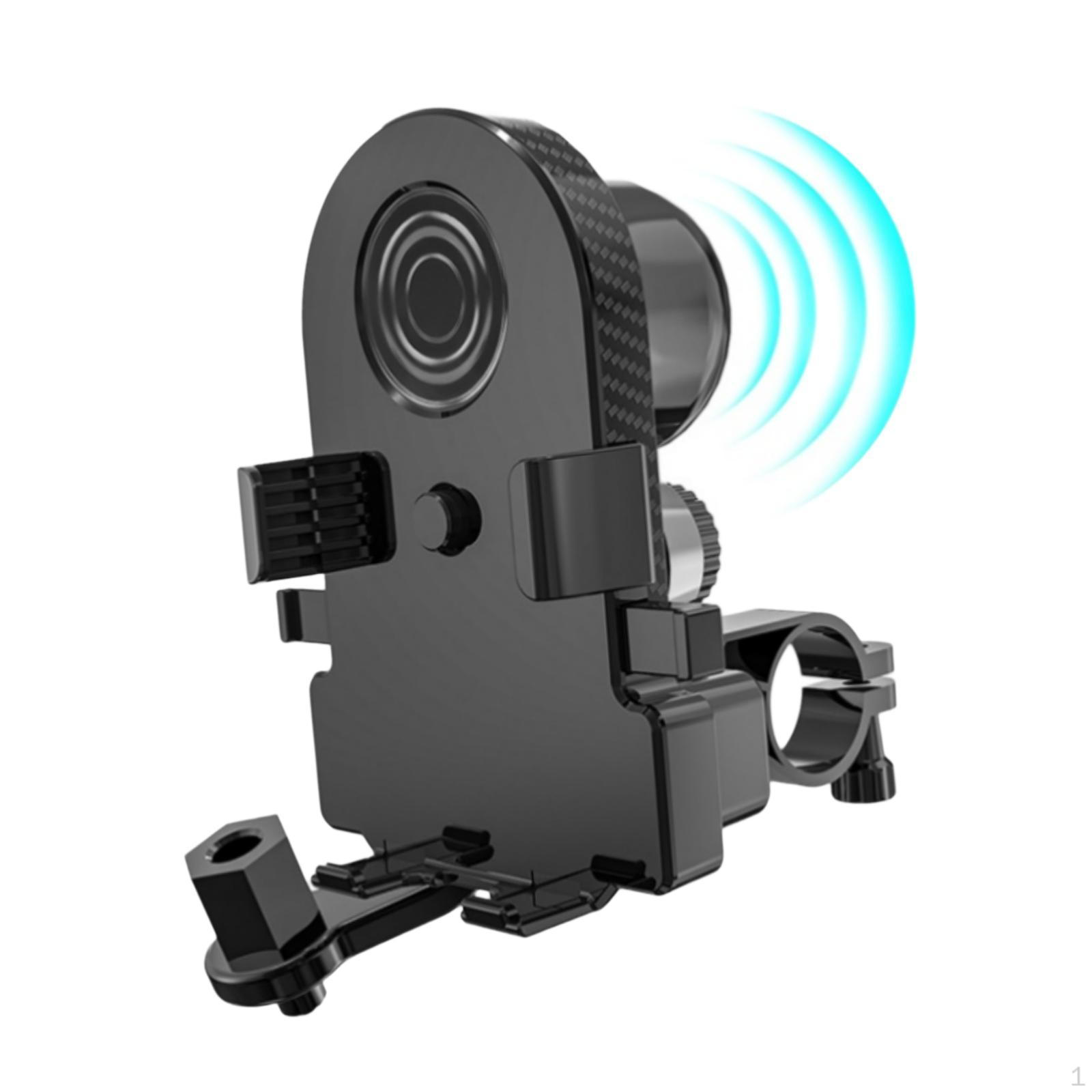 

Bike Phone Holder with Speaker Amplifier, Outdoor Music Companion, Motorbike Mount