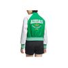 Adidas Originals Color Block Striped Retro Sports Zip Jacket Women Jackets Green IU4769