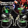 Festival Decoration Magic Floating Potion Bottle & Diffuser Black Bat Bucket