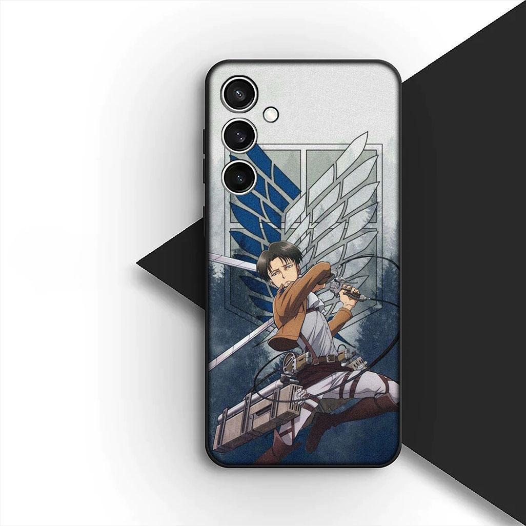 

Чехол для телефона Eren Jaeger из Атаки Титанов Леви для OPPO A80 A18 A16 A40 A17 A15 A38 A78 A79 A54 A57 A12 A60 4G 5G Защитная крышка OPPO A54 5G