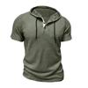 Men'S T-Shirt Street Casual Short Sleeved Top Hoodie