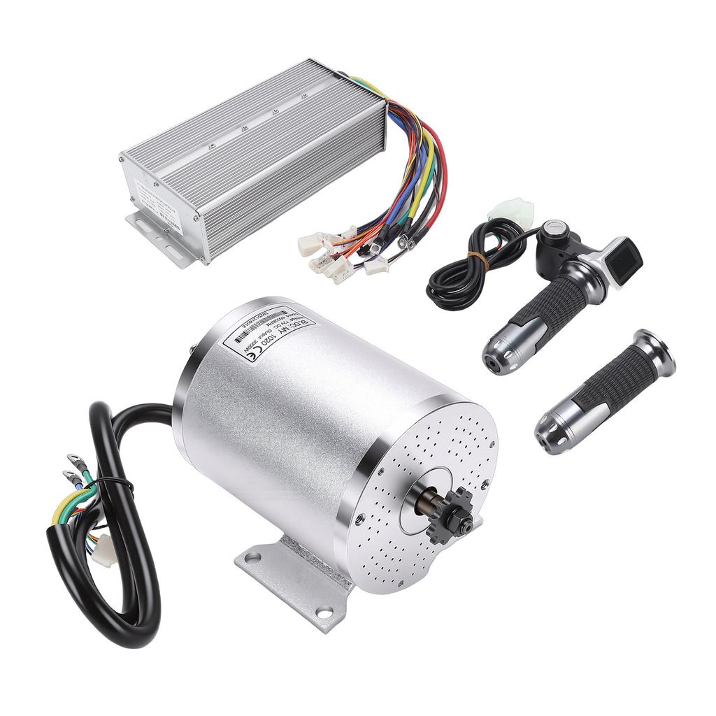 3000W Electric Brushless DC Motor Kit 72V 6500RPM High Speed Motor with Controller and Throttle for Go Kart Electric