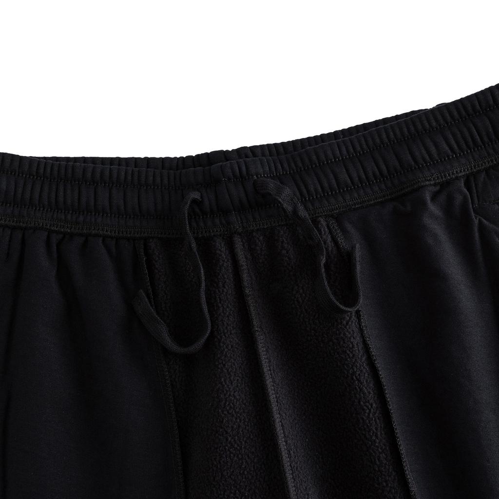 Anta KT Basketball Series Long Pants Winter Knitted Sports Pants Men Bottoms Basic-Black 952541306-2