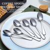 Kyraton 5.5" Mini Coffee Spoons - Stainless Steel, Set of 6 for Parties & Weddings