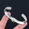 Sisters Day Deal Polychrome Jasper Stone 925 Silver New Flower Bangle Bracelet