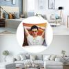HOT-KPOP Idol h-Hyunjin Pillow Case Short Plush Sofa Decorative Gift Home Double-sided Printing Cushion