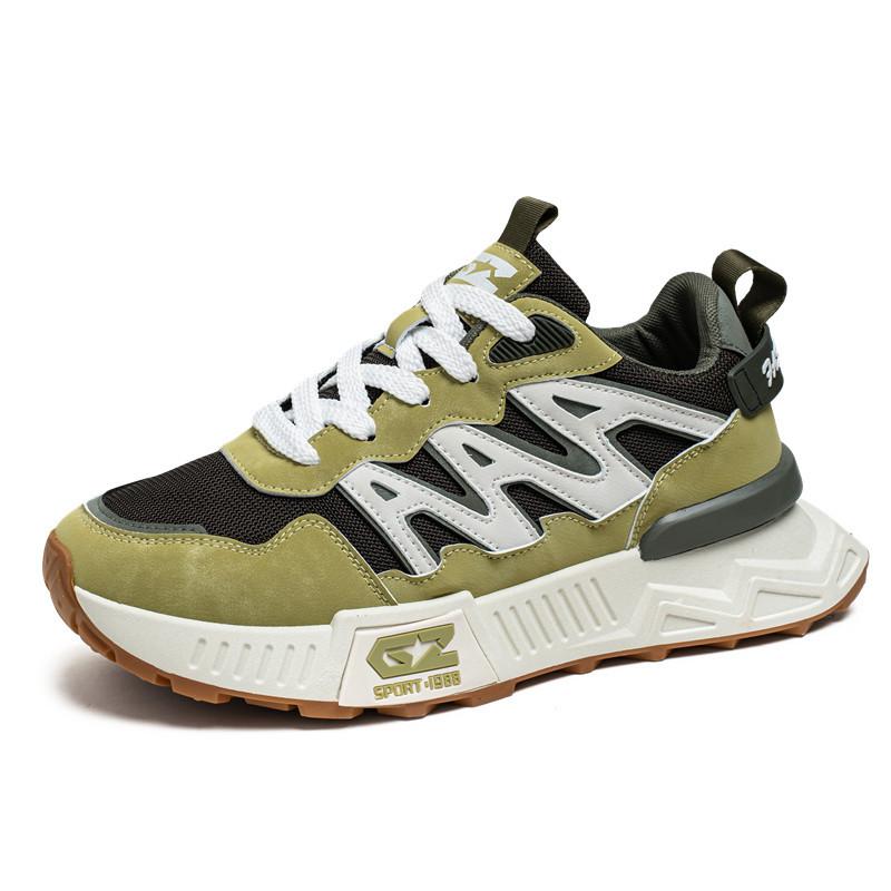 

Men s shoes platform sneakers autumn new wear-resistant non-slip casual shoes men s teenagers height-increasing dad trendy shoes 39