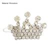 Haustier Haarspange Krone Form Bequeme Strass Anti-verformt Hund Haarnadel