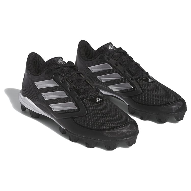 Adidas  PureHustle 3 MD Black Silver Metallic Women Sneakers Core-Black IG7138