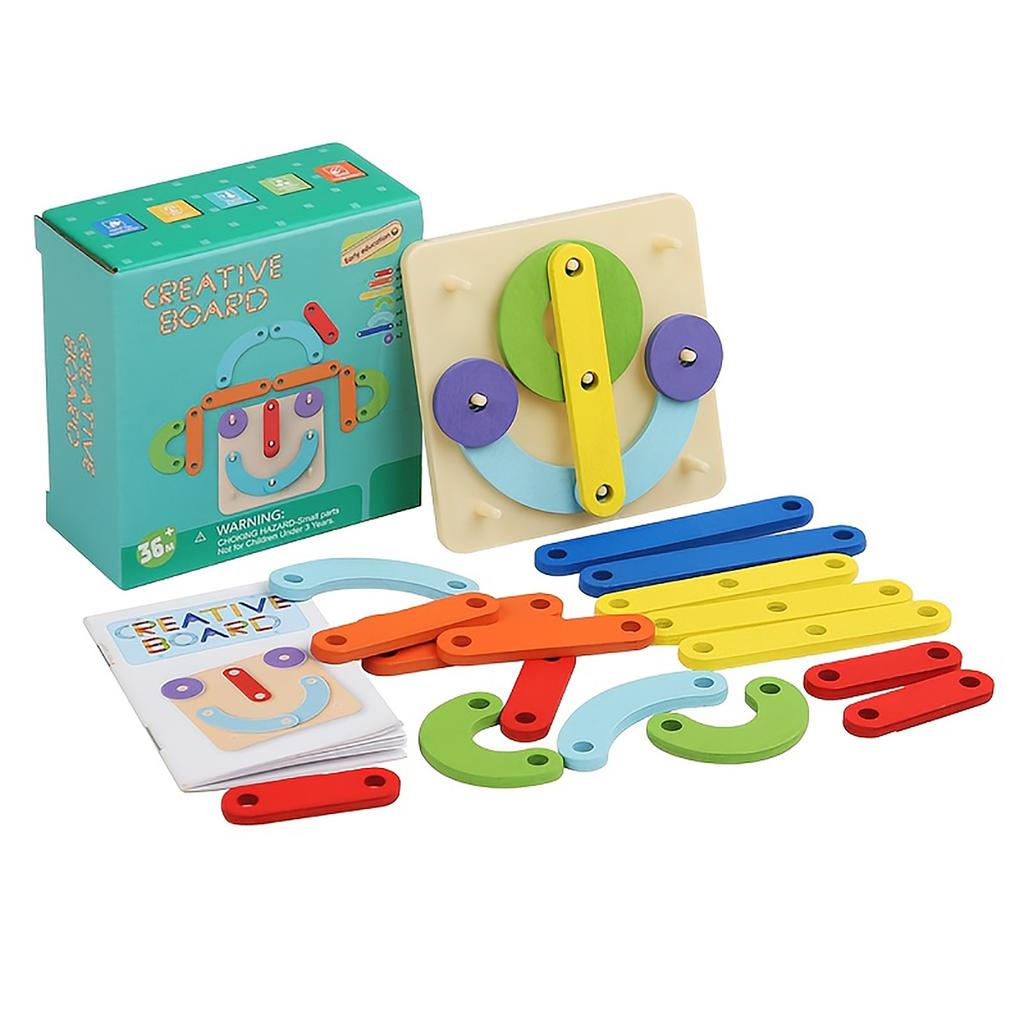 Colorful Activity Board Colorful Activity Board Set  Number Shaped Column Puzzles For Educational Purposes To Help Children Learn