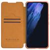 Samsung Galaxy S22 Ultra Plus Flip Case Nillkin QIN Pro PU Kožený posuvník na fotoaparát 360° All-inclusive nárazuvzdorný kryt