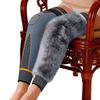 Imitation Otter Rabbit Hair Plush Thick Knee Protector Thermal Leg Warmers  Injury Recovery