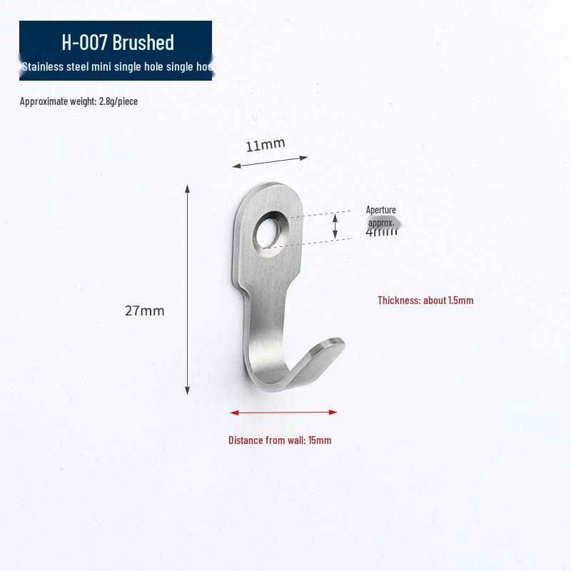 Stainless Steel Bathroom & Wardrobe Coat Hook