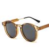 Retro Round Sunglasses UV400 Protection Unisex Brand Design Transparent Lens Men And Women Fashion Eyewear