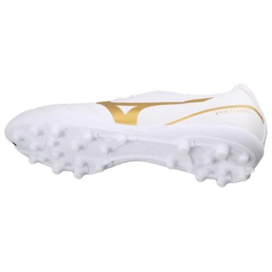 Mizuno Pohodlný Všestranný AG (Gumové krátké cvočky) Umělá tráva Protiskluzové Odolné Fotbalové kopačky Unisex Fotbalové kopačky Bílé Platinové P1GA249407