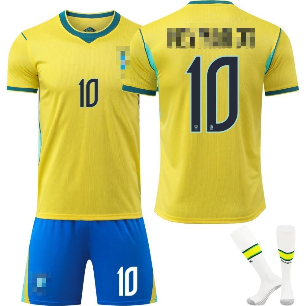 Mistrovství světa 2026 Brazílie Ne. 10 Neymar 7 Vinicius Dětský dres Dospělý set