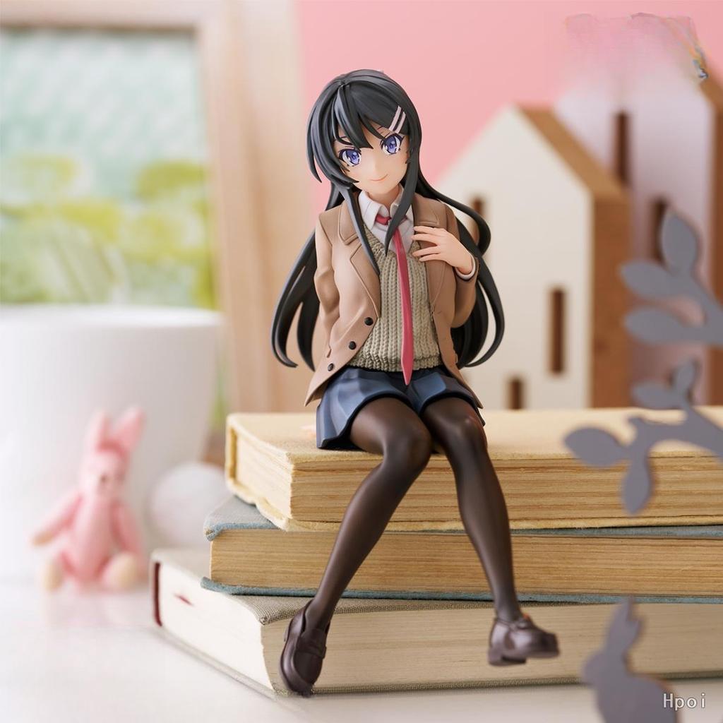 Anime Seishun Buta Yarou wa Randoseru Girl no Yume Minai Sakurajima Mai Figure Premium Chokonose Action Figure Model Toy Gift