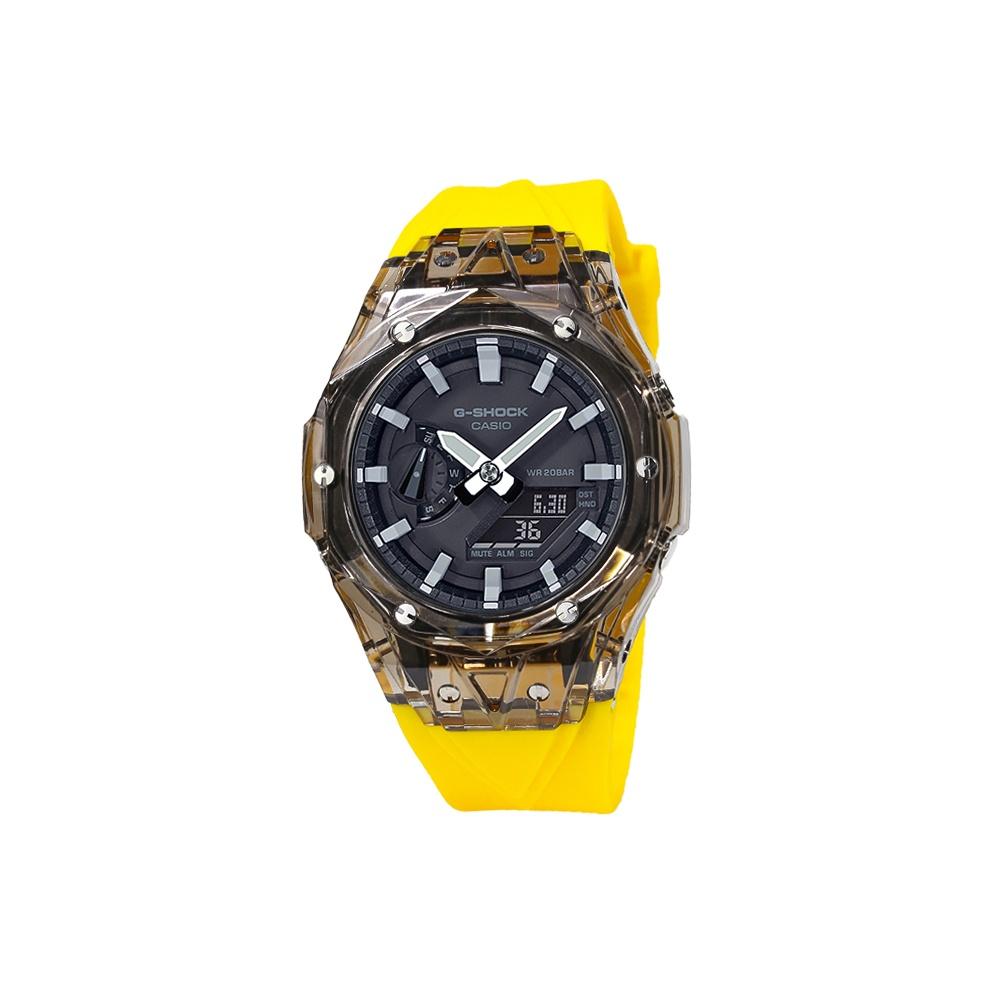 Casio Unisex Black Watch GA-2100-1A-