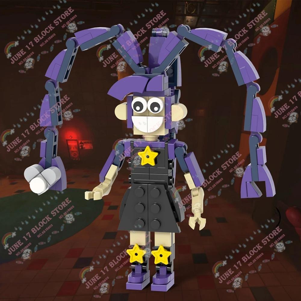MOOXI Gioco Horror Personaggio Huggy LiLLy Modello Prototipo Set Blocchi da Costruzione MOC Fai-da-te Mattoncini Decorazioni Giocattoli Montessori per Bambini Regalo