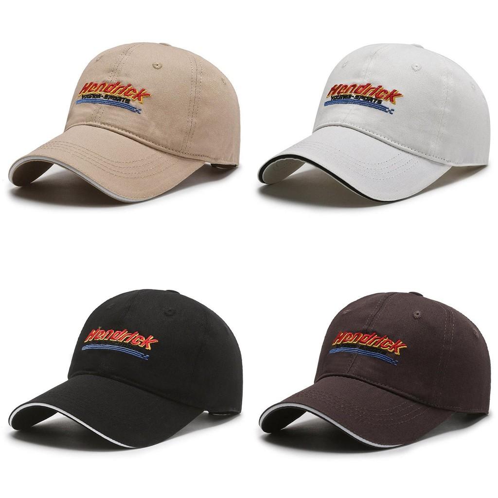 Embroidered Letter Hendrick Baseball Cap Breathable Outdoor Sun Hat Protection