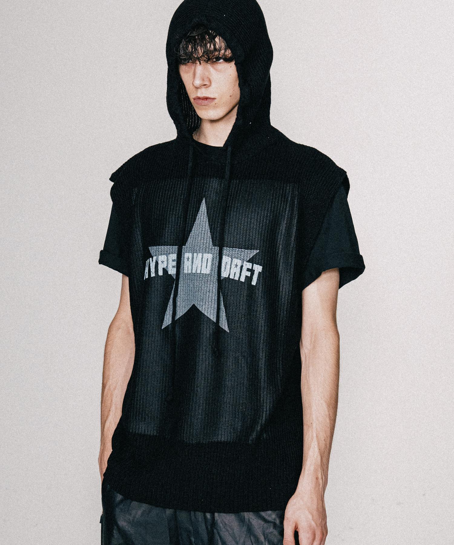 Жилет-худи Bastic Star Knit_Черный Black/M