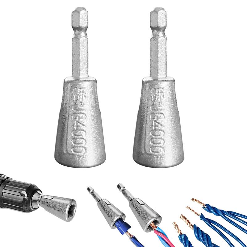 Electrician Quickly Wire Twister Quick Twisting Connector Spin Twist Wire Connector Socket For Electrical Power Drill Drivers