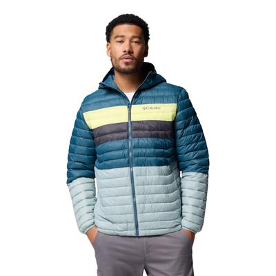 Powder Pass Hooded Jacket, Mens Blue Jacket