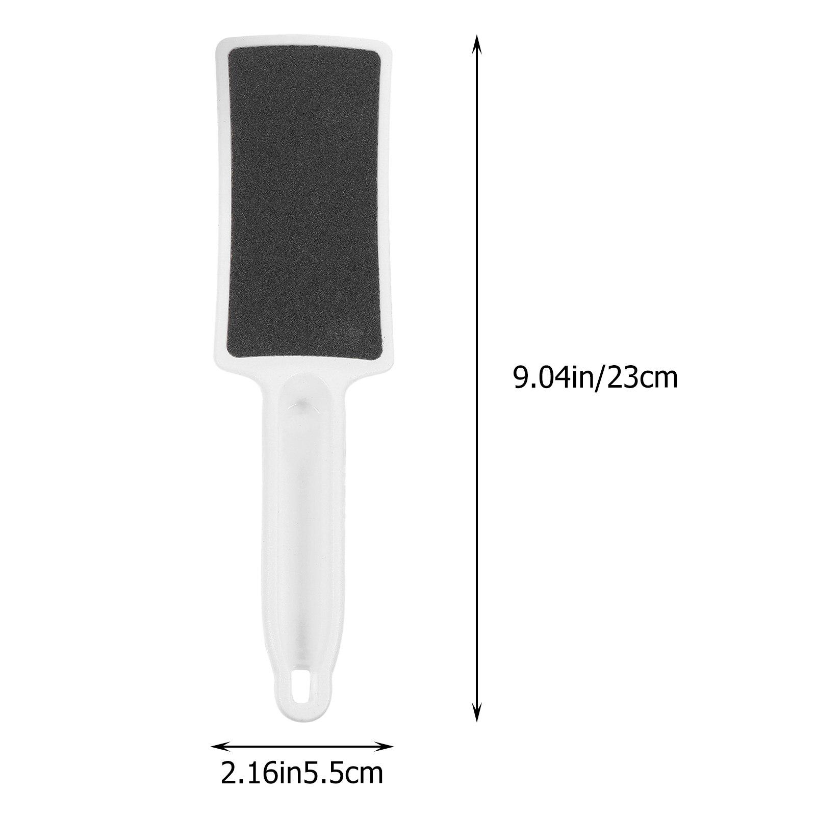 3Pcs Foot File Double-Sided Large Foot Rasp Callus Removers Comfortable Handle Pedicure Care Tool Exfoliating Scrub File белый