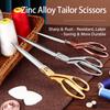 Vintage Sewing Scissors Professional Tailor Scissors Stainless Steel Tailor Shears for Fabric Clothes Needlework Cutter DIY Tool