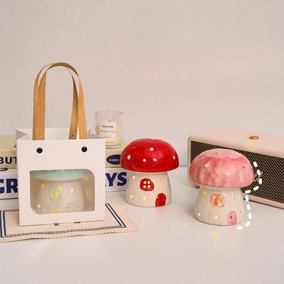 Cartoon-Pilz-Nachtlicht Dekorative Atmosphärenleuchte Schlafzimmer Nachttischlampe Kinder Schreibtisch Kleines Ornament